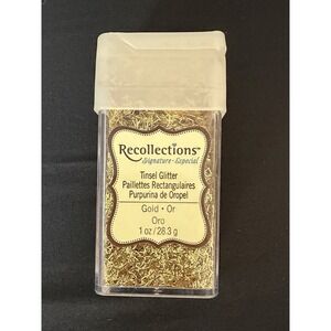 Gold Recollections signature Tinsel Glitter 1 oz container